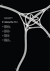 Interchange Posters | set of three | black