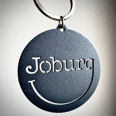 Smile Keyring | charcoal