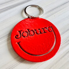 Smile Keyring | red