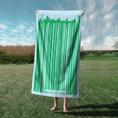 BarcodeTowel | green