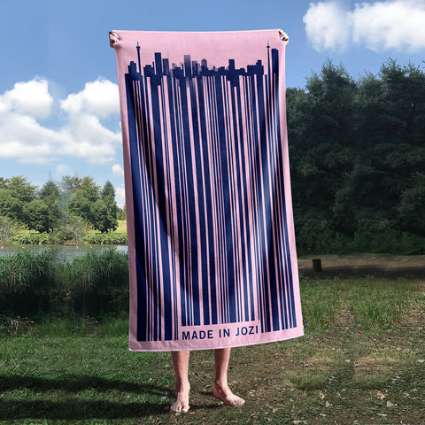 BarcodeTowel | pink