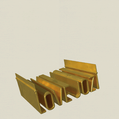 GoldBar DoubleSided ToteBag