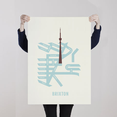 TowerMap Poster | Brixton