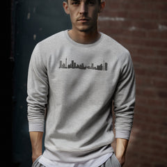 Skyline Sweater | melange grey